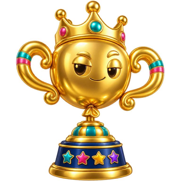 Golden Balloonhead championship trophy